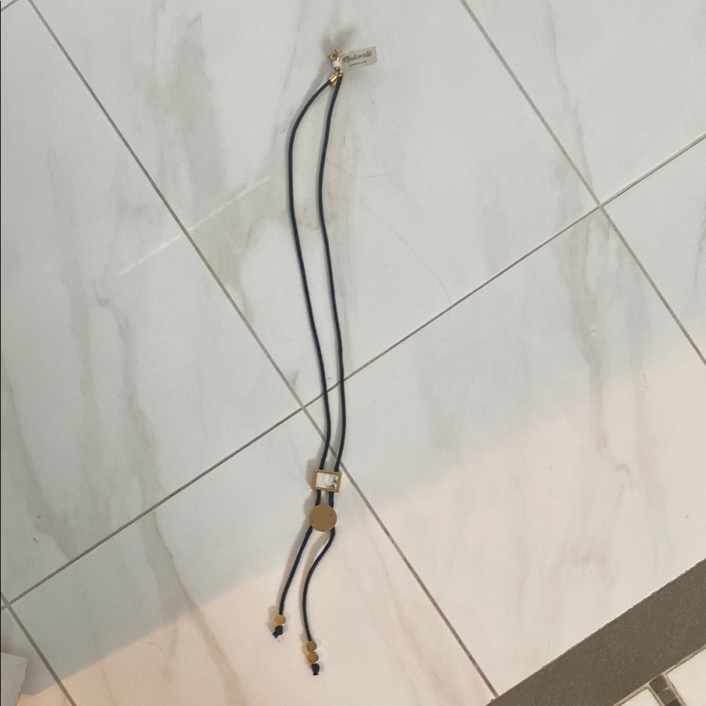Madewell Black and Gold Necklace